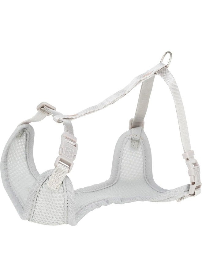 Trixie Junior Puppy Soft Harness with Leash, S-M: 26-34 cm/10 Mm, 2.00 M, Light Grey - Image 4